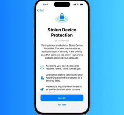 阆中苹果授权维修店分享被盗设备保护功能开启方法 