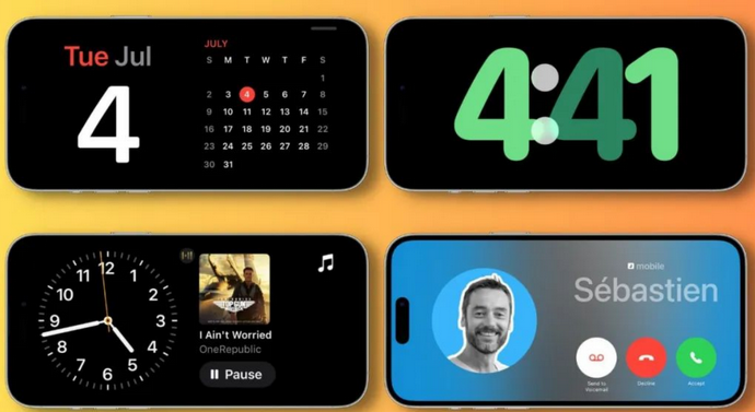 阆中苹果手机维修分享iOS17横屏充电待机显示有什么好处 