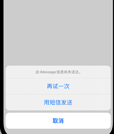 阆中apple维修iPhone上无法正常发送iMessage信息