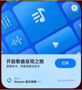 阆中苹果14维修站分享iPhone14音乐识别功能使用方法 