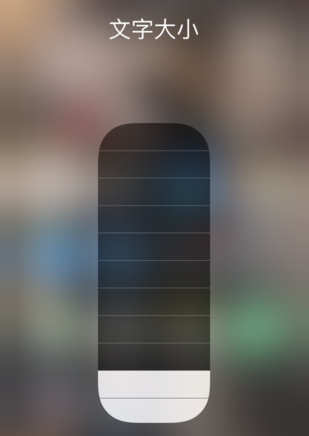 阆中苹果手机维修分享小技巧：在 iPhone 控制中心快速调节字体大小 