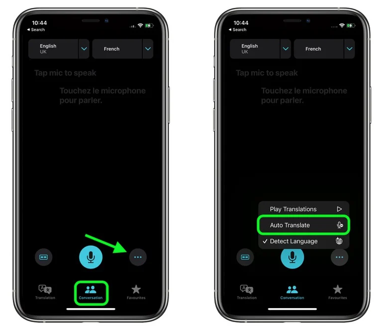 阆中苹果手机维修分享iOS 15 “翻译” App 新改进 